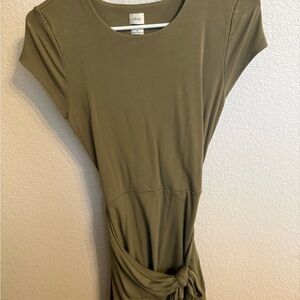 Aritzia - Wilfred Olive Green Saturn Dress